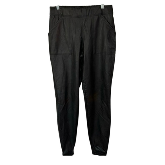 Spanx leather like joggers size large - Picture 5 of 13